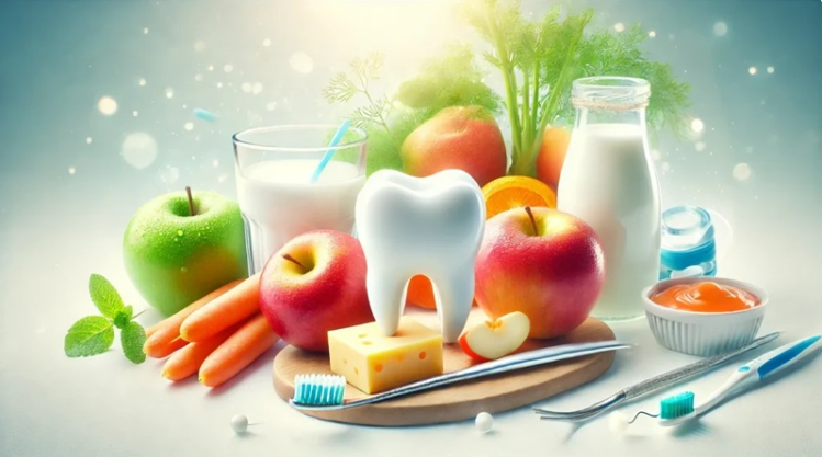 تأثير النظام الغذائي على صحة الأسنان